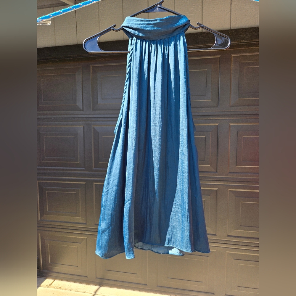 Elegant Blue Top
